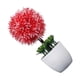 thumbnail image 5 of Planta artificial en maceta, simulación de bolas, vegetación, decoración, oficina en casa, centro de mesa, planta falsa, rojo Methold HA7629-05B, 5 of 6