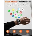thumbnail image 2 of Haulvean 1.7-inch Men Smartwatch, with Answer/Make Calls/100 Sport Modes, Fitness Tracker Watch, Suitable for Android and Iphone Devices, 2 of 8