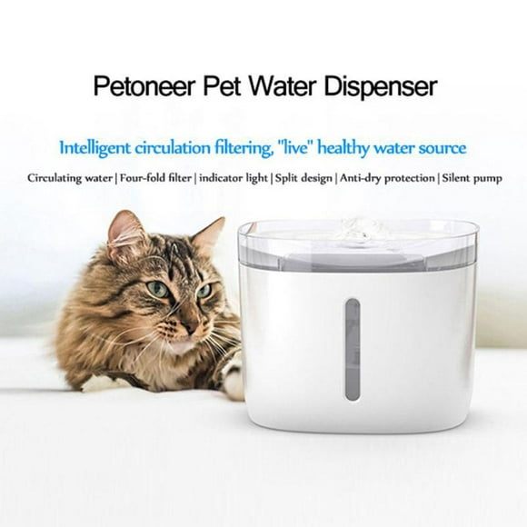 Pet Drinking Dispenser Automatic Cat Dog Water Fountain Pets Mute Drinker Feeder Bowl