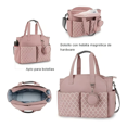 thumbnail image 4 of Mochila De Pañales Malubero Rosa, 4 of 5