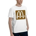 thumbnail image 2 of Mcdonald'S Logo Men'S Basic Short Sleeve T-Shirt Fashion White Medium, 2 of 8