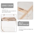 thumbnail image 3 of EeaseCA 1Pc Acrylic Transparent Square Box Bag Single Shoulder Messenger Bag for Girls, 3 of 8