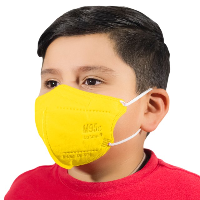 Cubrebocas Desechable Transpirables con 5 Capas de Proteccion, Paquete de 5 piezas Lutema M95C