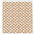 thumbnail image 3 of Ambesonne Savannah Shower Curtain, Tiger and Lion Heads Print, 69"Wx70"L, Multicolor, 3 of 3