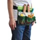 thumbnail image 3 of Bolsa de herramientas negra, riñonera multifuncional impermeable y resistente al desgaste para mantenimiento y construcción con cinturón extraíble, 3 of 5