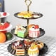 thumbnail image 5 of Soporte para magdalenas de 3 niveles, soporte para magdalenas, soporte para torre de postre, logra más, 5 of 8
