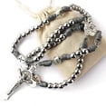 thumbnail image 4 of Rosario HanlinCC con cuentas de acero inoxidable y cordón paracord, 4 of 9