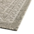thumbnail image 4 of Rugs.com Outdoor Aztec Collection Rug – 3' x 5' Light Gray Flatweave Rug Perfect For Living Rooms, Large Dining Rooms, Open Floorplans, 4 of 7