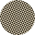 thumbnail image 1 of Ahgly Company Indoor Square Patterned Midnight Gray Area Rugs, 3' Square, 1 of 6