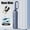 Haze Blue, variant on Oversized Reinforced Windproof Rainproof Dual-use UV Resistant Fully Automatic Rotating Ring Buckle Umbrella Fold double keel