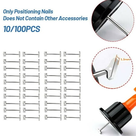 

100pcs Replacement Steel Needles For Flooring Wall Tiles Leveling System Leveler DIY Replaceable Pin Construction Tools