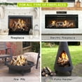 thumbnail image 3 of JP OUTDOOR 10PCS Large Gas Fireplace Logs, Ceramic Wood Logs Decor for Indoor and Outdoor Firepit, 3 of 11