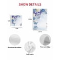 thumbnail image 7 of Blue Purple Floral Kitchen Dish Towels for Drying Dishes Set of 2, Ombre Butterflies Modern Art Spring Waffle Weave Microfiber Hand Tea Bathroom Towels Quick Dry & Absorbent Towel 15.7x23.6, 7 of 7