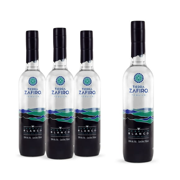 4x3 Tequila Zafiro Blanco