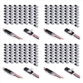 thumbnail image 1 of Conector Enchufable de Doble Cable de 200 Piezas Con Hebilla de Bloqueo, Conectores Enchufables Terminal de Cable Compacto Universal de 2 Pines Y 2 Vías, 1 of 5