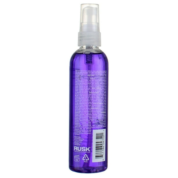 RUSK Deepshine PlatinumX Shine Spray 4 Oz Shine Spray Creates