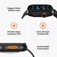 thumbnail image 3 of Apple Watch Ultra 2 (GPS+Cellular) Caja de titanio de 49 mm con correa Ocean negra - Negro, 3 of 4