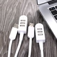 thumbnail image 2 of Amdohai HUB 3 Port Multi Functional Card Reader High Speed USB 2.0 Splitter for Computer Laptop Charging Cords to Various Devices, 2 of 7