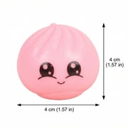 16Pcs Mini Colorful Dumpling Squishy, Cute Squishy Dumpling Large, Squishy Dumpling Doll with Cute Expressions, Silicone Bun Sensory Fidget Dolls, Hand Pinching Decompression Dolls