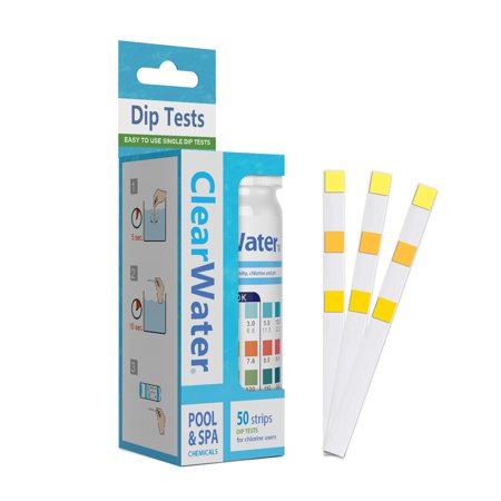 Asdomo Pool 3in1 Test Paper Total Alkalinity Accurate Quick Safety Portable 50pcs/Bottle Ph Value