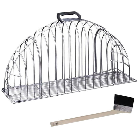 Jaula de aseo para gatos, jaula de ducha para gatos, jaula de baño de metal para gatos, suministros para mascotas con cepillo
