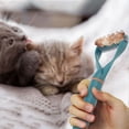 thumbnail image 5 of ERK 1Pcs Gentle Small Grooming For Deshedding And Removal Lightweight Comb For Cats And Dogs Easy Cleaning Slicker Brush For Home Use, 5 of 5