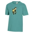 thumbnail image 2 of Youth  Forest Green Cal Poly Mustangs Logo Comfort Wash T-Shirt, 2 of 3