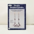 thumbnail image 3 of Rite Lite 8.75" Silver Chrome  Flameless Double Candle Hanukkah Candelabra, 3 of 3