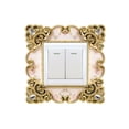thumbnail image 2 of Dserhfy Switch Sticker European Style Punch Free Plastic Wall-mounted Outlet Cover Wall Decal for Home, 2 of 8