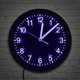 thumbnail image 2 of Reloj de pared con iluminación LED de diseño moderno, mecanismo silencioso, acrílico luminoso, reloj de pared con iluminación LED en el borde, luz de pared para sala de estar, decoración artística, 2 of 5