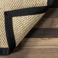 thumbnail image 3 of nuLOOM Suki Casual Faux Seagrass Indoor/Outdoor Area Rug, 5' x 8', Suki Black, 3 of 9