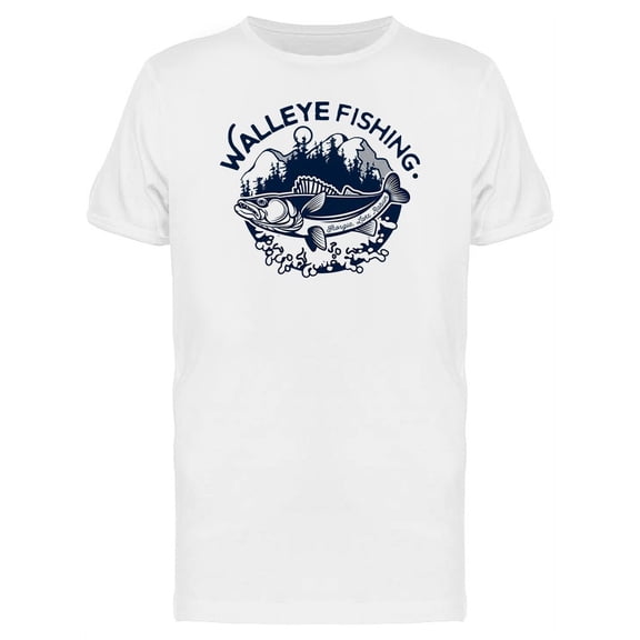 Walleye Fishing Tee Men's -Image by Shutterstock
