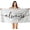 Always, variant on Christian Love Beach Towel, Abstract Scripture Bible Verse John 3:16 Bath Towels for Bathroom Swimming Pool, Rustic Black and White Microfiber Beach Towels Oversized Decor 30x60in