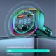 thumbnail image 4 of 3.1a Q7 Car Bluetooth 5.0 Fm Transmitter Dual Usb Type-c Charger Mp3 Player Format U Disk Tf Card Lossless Music Atmosphere Ligh, 4 of 5