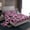 Pink, variant on Homewish Retro Camo Pattern Bed Sheets,Rustic Mallard Duck King Sheets,Green Brown Sheet Set For Boys Teens,Ultra Soft Home Decor,4-Piece
