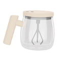 thumbnail image 2 of Fiocias Automatic Stirring Cup Electric Mixer Mug 400ml Powerful High Speed Multipurpose Khaki, 2 of 9