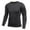 A-Black, variant on Gym Shirts for Men Raglan Compression Top Muscle Fit Pullover Long Sleeve Sweatshirt Sports Jumpers Solid Base Layer for Athletic Quicking Dry Fall T-Shirt Streetwear