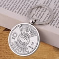 thumbnail image 4 of Pendant, Keychain, 50 Years Perpetual Calendar Circular Boys For Keys For Gift Men, 4 of 8