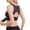 Black Polka Dots, variant on Posture Corrector Bra for Women Front Closure Wireless Support Bra with Wide Straps Full Coverage