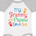 thumbnail image 4 of Inktastic Grammy and Papaw Love Me Grandchild Boys or Girls Baby Bodysuit, 4 of 5