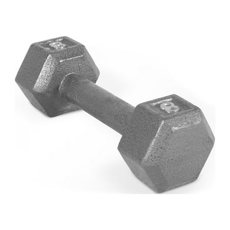 UPC: 0702556100080 | CAP Barbell 8lb Cast Iron Hex Dumbbell Single