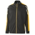 thumbnail image 3 of Holloway Sportswear S Boys FLUX JACKET Black Heather/Light Gold/White 229668, 3 of 3
