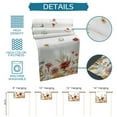 thumbnail image 7 of Table Runner Dresser Scarves 36 Inch Long, Spring Blossoming Floral with Butterfly Linen Dining Table Runners Garden Floral Art on White Tabletop Scarf for Wedding Holiday Party Kitchen, 7 of 7