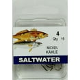 thumbnail image 5 of (6 pack) Eagle Claw RKHLW-4 Kahle Hook, Nickel, Size 4, 15 Pack, 5 of 7