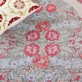 thumbnail image 5 of SAFAVIEH Besarabian Jimmy Floral Machine Washable Area Rug, Beige/Sage, 6'7" x 6'7" Round, 5 of 9
