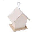 thumbnail image 2 of Wood Bird House Unfinished Birdhouse to Paint Wooden Hanging Sleeping Nest for Outdoor Wild Bird Garden Decoration, 2 of 16