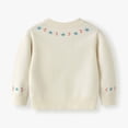 thumbnail image 4 of Edvintorg Girls Sweater Cute Printed Long Sleeve Button Up Uniforms Knit Sweater Cardigan for Girls Fashion Clothing 2-8 Years, 4 of 6