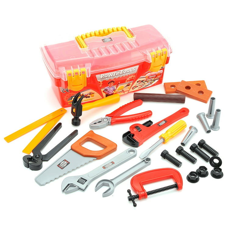 Joyabit Kids Tool Set with Hand Tools Construction Play Set, 26