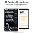 thumbnail image 3 of DPS605U Lab DC Power Supply Adjustable Led Digit Laboratory Bench Power Source 60V 30V 5A Voltage Regulator Switch DIY ,Safe Reliable, 3 of 6