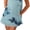 Blue, variant on Women Strapless Floral Print Mini Dress with Scarf Casual Tube Mesh Short Dress Summer Wedding Guest Dress